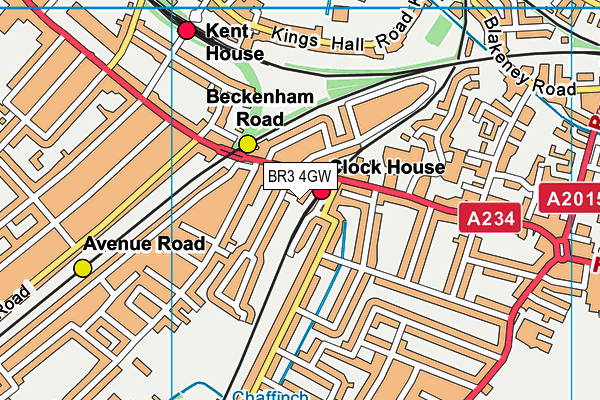 BR3 4GW map - OS VectorMap District (Ordnance Survey) BR3 4GW map - OS VectorMap District (Ordnance Survey)