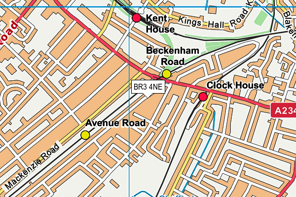 BR3 4NE map - OS VectorMap District (Ordnance Survey) BR3 4NE map - OS VectorMap District (Ordnance Survey)