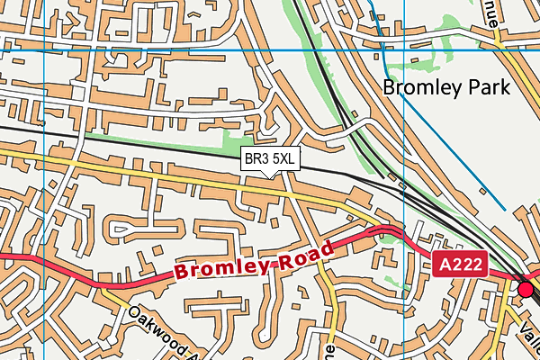 BR3 5XL map - OS VectorMap District (Ordnance Survey) BR3 5XL map - OS VectorMap District (Ordnance Survey)