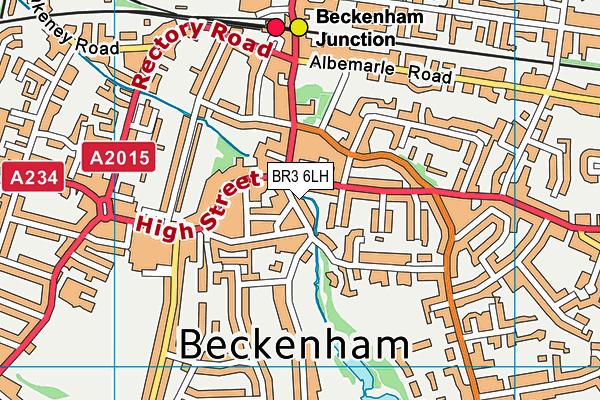 BR3 6LH map - OS VectorMap District (Ordnance Survey) BR3 6LH map - OS VectorMap District (Ordnance Survey)