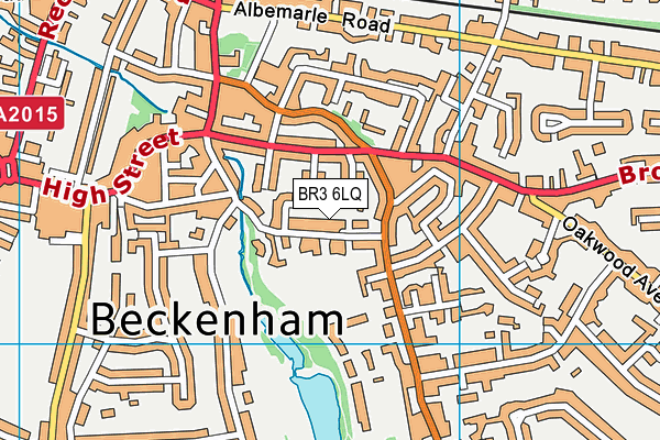 BR3 6LQ map - OS VectorMap District (Ordnance Survey) BR3 6LQ map - OS VectorMap District (Ordnance Survey)