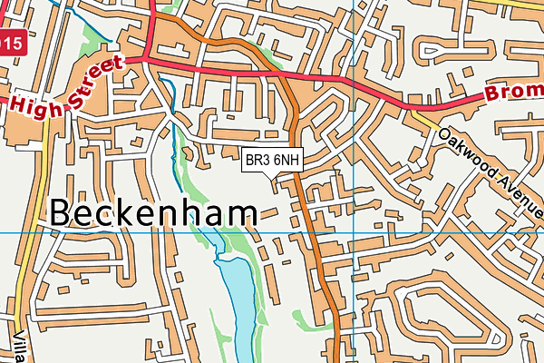 BR3 6NH map - OS VectorMap District (Ordnance Survey) BR3 6NH map - OS VectorMap District (Ordnance Survey)