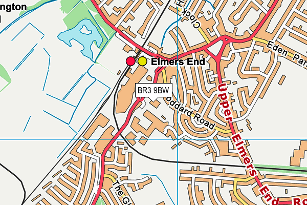 BR3 9BW map - OS VectorMap District (Ordnance Survey) BR3 9BW map - OS VectorMap District (Ordnance Survey)