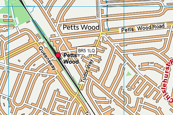 BR5 1LQ map - OS VectorMap District (Ordnance Survey) BR5 1LQ map - OS VectorMap District (Ordnance Survey)