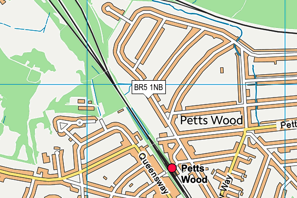 BR5 1NB map - OS VectorMap District (Ordnance Survey) BR5 1NB map - OS VectorMap District (Ordnance Survey)