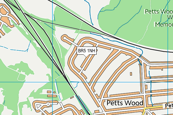BR5 1NH map - OS VectorMap District (Ordnance Survey) BR5 1NH map - OS VectorMap District (Ordnance Survey)