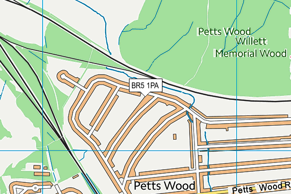 BR5 1PA map - OS VectorMap District (Ordnance Survey) BR5 1PA map - OS VectorMap District (Ordnance Survey)