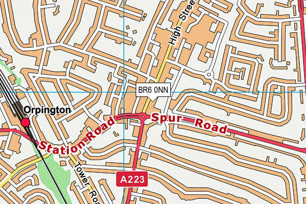 BR6 0NN map - OS VectorMap District (Ordnance Survey) BR6 0NN map - OS VectorMap District (Ordnance Survey)