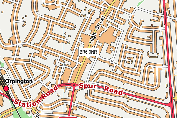 BR6 0NR map - OS VectorMap District (Ordnance Survey) BR6 0NR map - OS VectorMap District (Ordnance Survey)