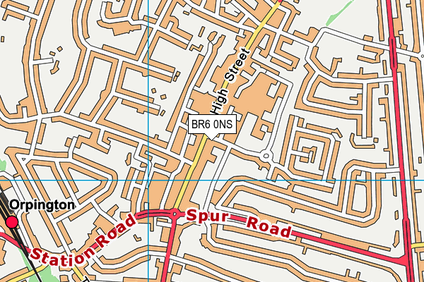 BR6 0NS map - OS VectorMap District (Ordnance Survey) BR6 0NS map - OS VectorMap District (Ordnance Survey)