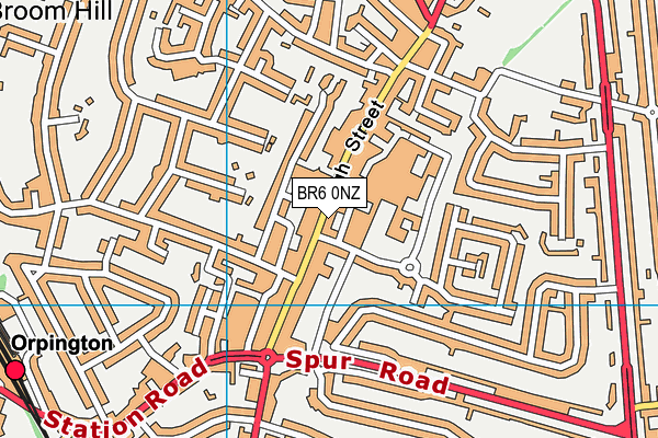 BR6 0NZ map - OS VectorMap District (Ordnance Survey) BR6 0NZ map - OS VectorMap District (Ordnance Survey)