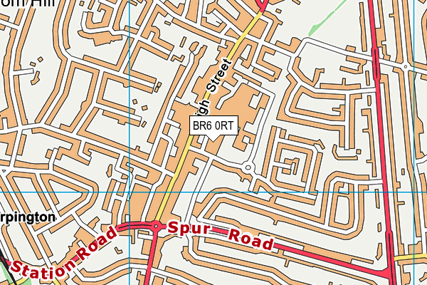 BR6 0RT map - OS VectorMap District (Ordnance Survey) BR6 0RT map - OS VectorMap District (Ordnance Survey)