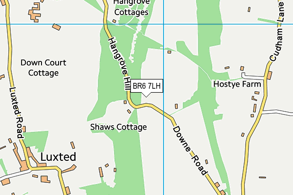 BR6 7LH map - OS VectorMap District (Ordnance Survey) BR6 7LH map - OS VectorMap District (Ordnance Survey)