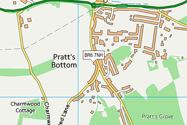 BR6 7NH map - OS VectorMap District (Ordnance Survey)