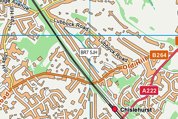 BR7 5JH map - OS VectorMap District (Ordnance Survey) BR7 5JH map - OS VectorMap District (Ordnance Survey)