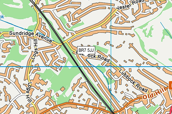 BR7 5JJ map - OS VectorMap District (Ordnance Survey) BR7 5JJ map - OS VectorMap District (Ordnance Survey)