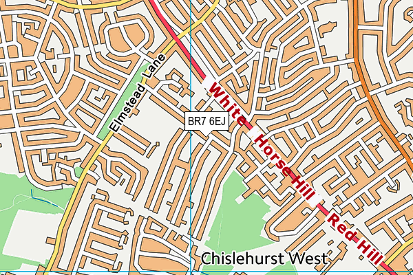 BR7 6EJ map - OS VectorMap District (Ordnance Survey) BR7 6EJ map - OS VectorMap District (Ordnance Survey)
