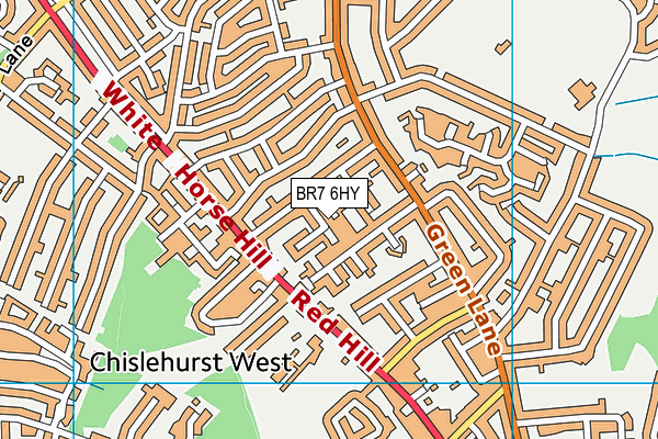 BR7 6HY map - OS VectorMap District (Ordnance Survey) BR7 6HY map - OS VectorMap District (Ordnance Survey)