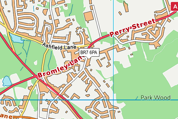 BR7 6PA map - OS VectorMap District (Ordnance Survey) BR7 6PA map - OS VectorMap District (Ordnance Survey)
