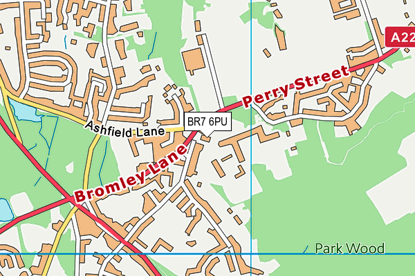 BR7 6PU map - OS VectorMap District (Ordnance Survey) BR7 6PU map - OS VectorMap District (Ordnance Survey)