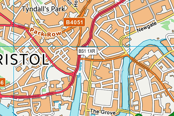 BS1 1XR map - OS VectorMap District (Ordnance Survey) BS1 1XR map - OS VectorMap District (Ordnance Survey)