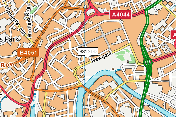 BS1 2DD map - OS VectorMap District (Ordnance Survey) BS1 2DD map - OS VectorMap District (Ordnance Survey)