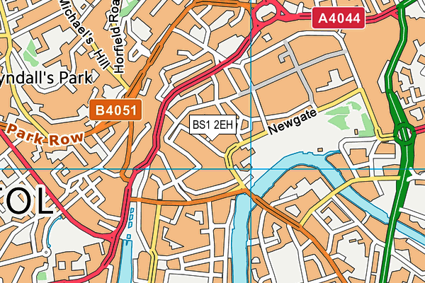 BS1 2EH map - OS VectorMap District (Ordnance Survey) BS1 2EH map - OS VectorMap District (Ordnance Survey)
