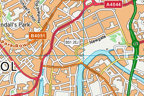 BS1 2EJ map - OS VectorMap District (Ordnance Survey) BS1 2EJ map - OS VectorMap District (Ordnance Survey)