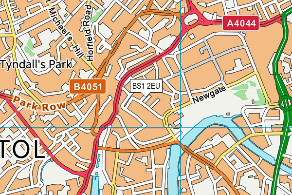 BS1 2EU map - OS VectorMap District (Ordnance Survey) BS1 2EU map - OS VectorMap District (Ordnance Survey)