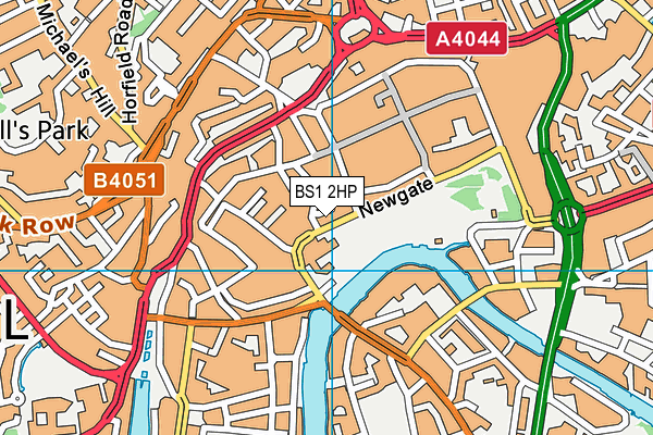 BS1 2HP map - OS VectorMap District (Ordnance Survey) BS1 2HP map - OS VectorMap District (Ordnance Survey)