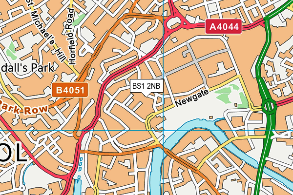 BS1 2NB map - OS VectorMap District (Ordnance Survey) BS1 2NB map - OS VectorMap District (Ordnance Survey)