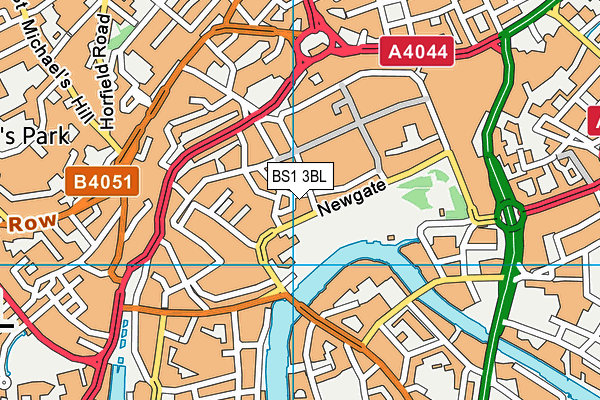 BS1 3BL map - OS VectorMap District (Ordnance Survey) BS1 3BL map - OS VectorMap District (Ordnance Survey)
