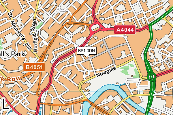 BS1 3DN map - OS VectorMap District (Ordnance Survey) BS1 3DN map - OS VectorMap District (Ordnance Survey)