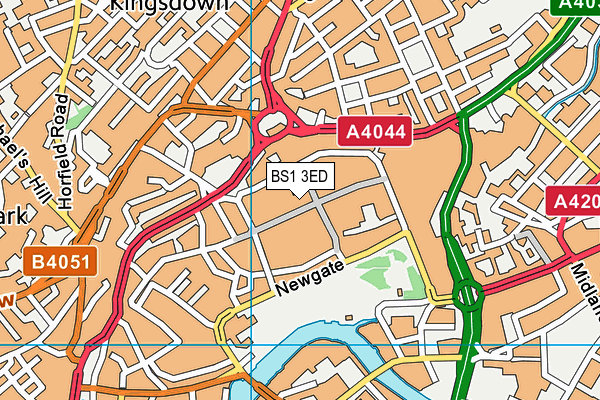 BS1 3ED map - OS VectorMap District (Ordnance Survey) BS1 3ED map - OS VectorMap District (Ordnance Survey)