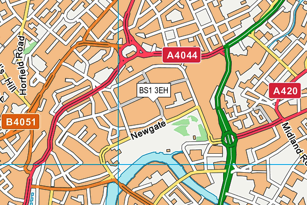 BS1 3EH map - OS VectorMap District (Ordnance Survey) BS1 3EH map - OS VectorMap District (Ordnance Survey)