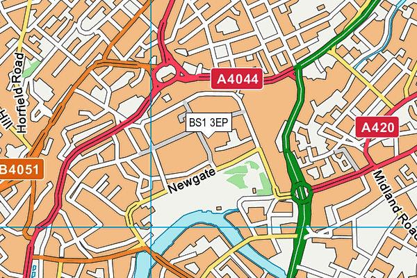 BS1 3EP map - OS VectorMap District (Ordnance Survey) BS1 3EP map - OS VectorMap District (Ordnance Survey)