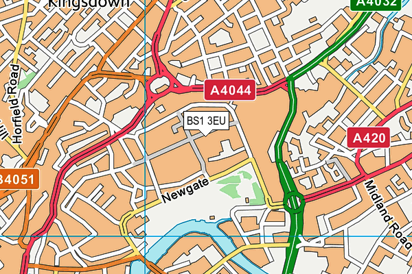 BS1 3EU map - OS VectorMap District (Ordnance Survey) BS1 3EU map - OS VectorMap District (Ordnance Survey)