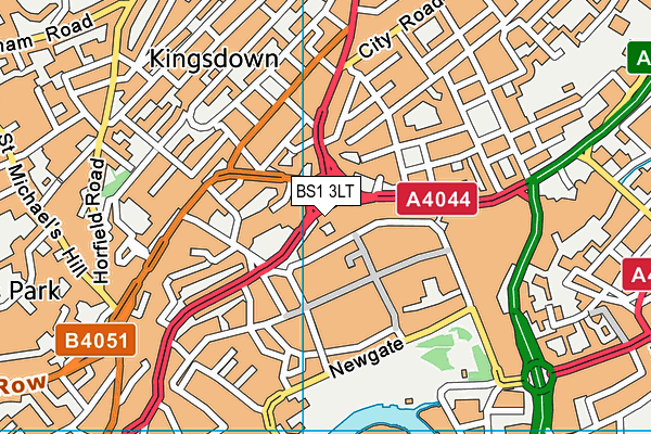 BS1 3LT map - OS VectorMap District (Ordnance Survey) BS1 3LT map - OS VectorMap District (Ordnance Survey)