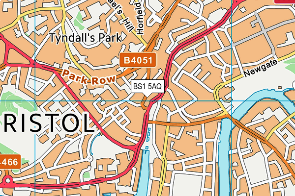 BS1 5AQ map - OS VectorMap District (Ordnance Survey) BS1 5AQ map - OS VectorMap District (Ordnance Survey)