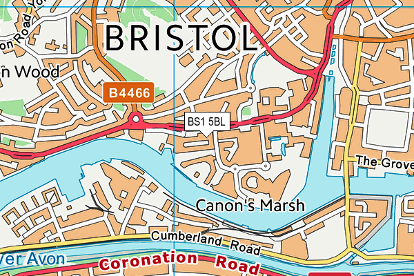 BS1 5BL map - OS VectorMap District (Ordnance Survey) BS1 5BL map - OS VectorMap District (Ordnance Survey)