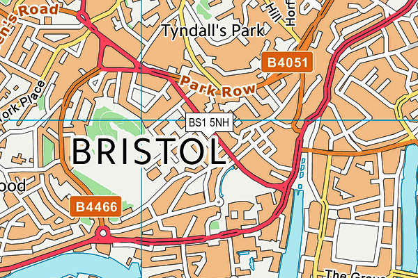 BS1 5NH map - OS VectorMap District (Ordnance Survey)
