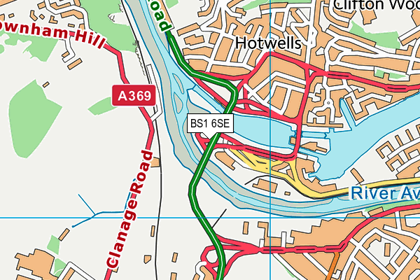 BS1 6SE map - OS VectorMap District (Ordnance Survey) BS1 6SE map - OS VectorMap District (Ordnance Survey)