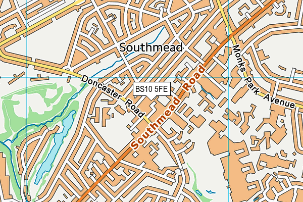 BS10 5FE map - OS VectorMap District (Ordnance Survey) BS10 5FE map - OS VectorMap District (Ordnance Survey)