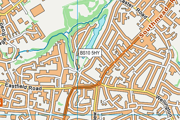BS10 5HY map - OS VectorMap District (Ordnance Survey) BS10 5HY map - OS VectorMap District (Ordnance Survey)