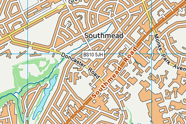 BS10 5JH map - OS VectorMap District (Ordnance Survey) BS10 5JH map - OS VectorMap District (Ordnance Survey)