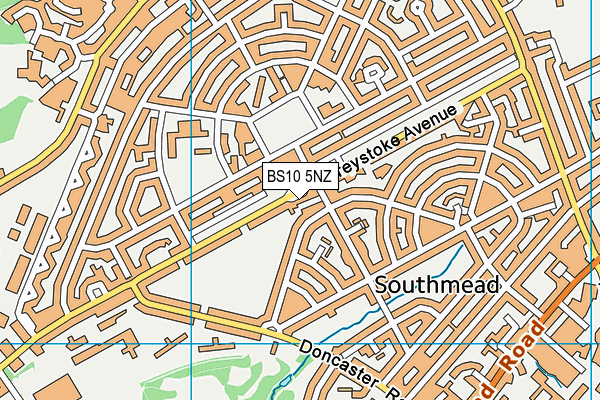 BS10 5NZ map - OS VectorMap District (Ordnance Survey) BS10 5NZ map - OS VectorMap District (Ordnance Survey)