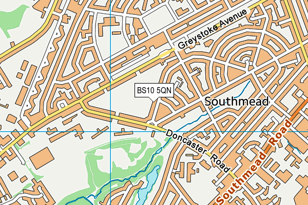 BS10 5QN map - OS VectorMap District (Ordnance Survey) BS10 5QN map - OS VectorMap District (Ordnance Survey)
