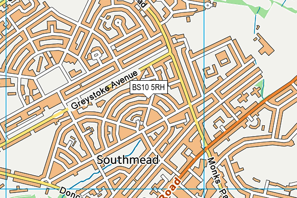 BS10 5RH map - OS VectorMap District (Ordnance Survey) BS10 5RH map - OS VectorMap District (Ordnance Survey)