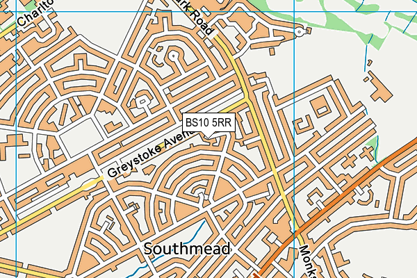 BS10 5RR map - OS VectorMap District (Ordnance Survey) BS10 5RR map - OS VectorMap District (Ordnance Survey)