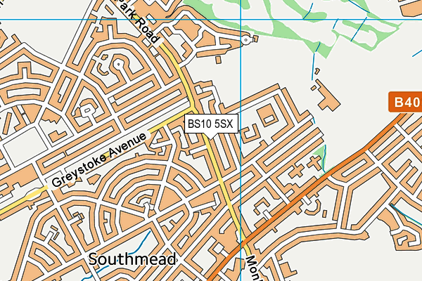 BS10 5SX map - OS VectorMap District (Ordnance Survey) BS10 5SX map - OS VectorMap District (Ordnance Survey)